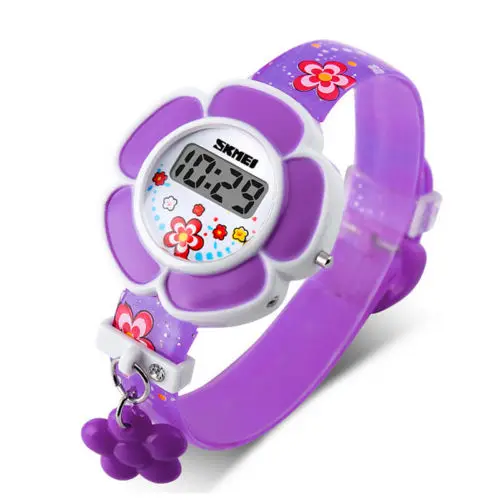 2018 Brand Children's flower watch Fashion Electronic Digital Watch Sprot Silicone Kids Watch Boy Girls WristWatch