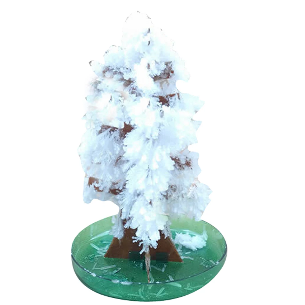 

2019 10x6cm White Magic Growing Paper Tree Mystically Christmas Trees Japan Educative Kids Science Toys For Children Novelties