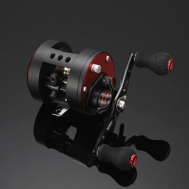 Lizard Round Baitcasting Fishing Reel Magnetic Brake System Left and Right drag power 15KG for snakehead or sea Fishing Reel