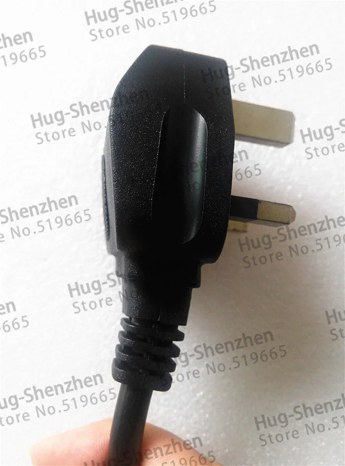 China wholesale 1.8M UK power cord cable 1.0mm2 with fuse -1pcs