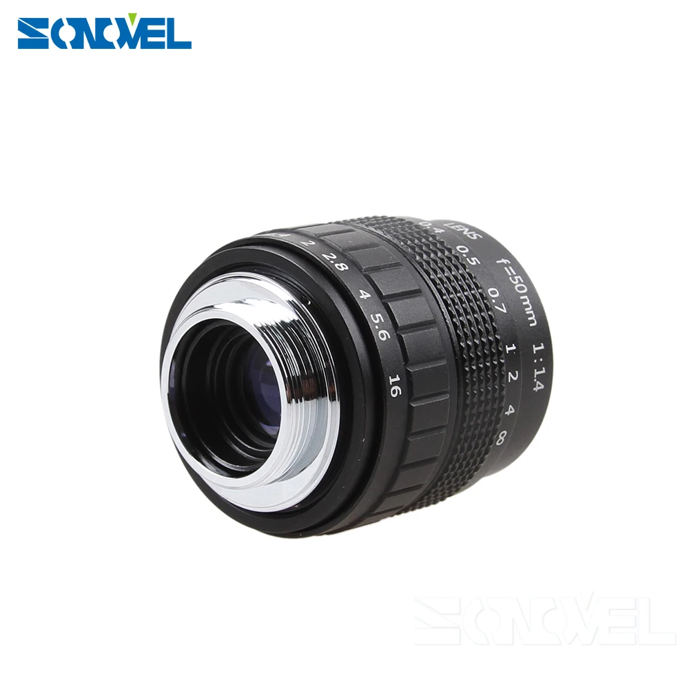 50mm F1.4 CCTV TV Movie lens+C Mount+Macro ring for Nikon 1 AW1 S2 J4 J3 J2 J1 V3 V2 V1 mirrorless Camera C-NI