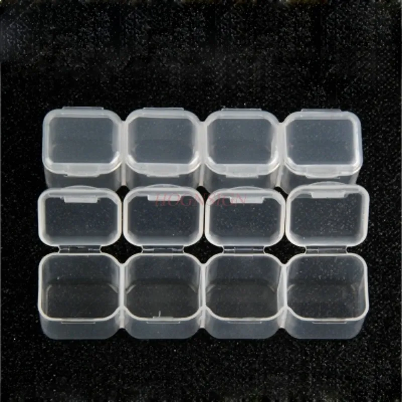 ネイルジュエリーツールボックス 28 グリッドオープンシングルネイルドリルジュエリー収納ボックスジュエリーボックスネイル用品ディスプレイボックス販売