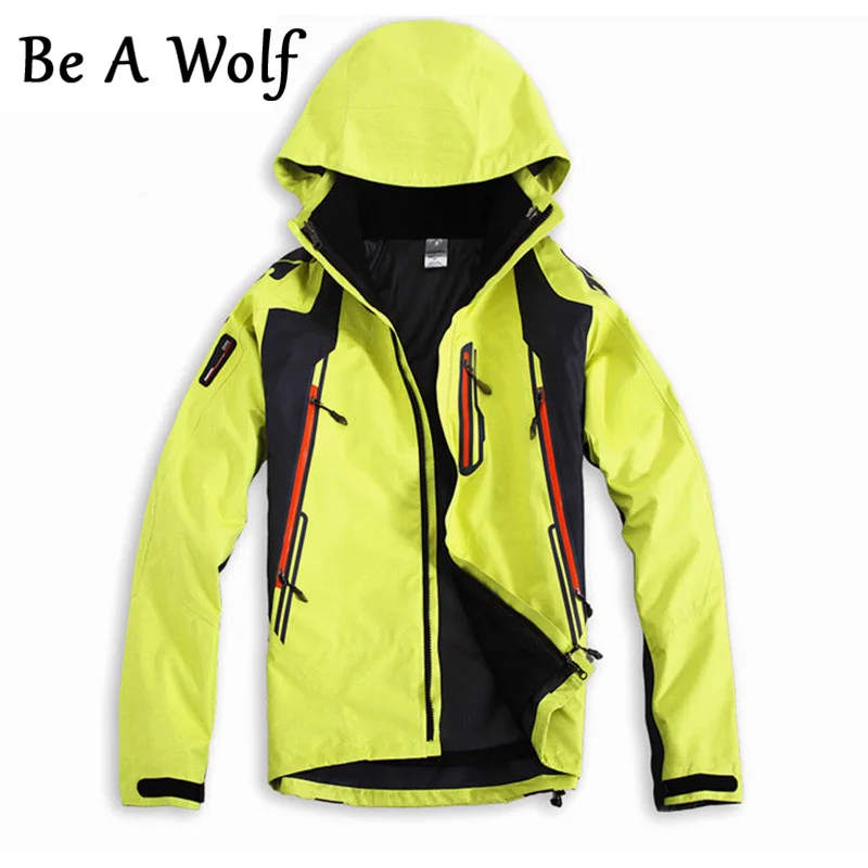 Be A Wolf Hunting Jackets Coats Men Outdoor Fishing Clothes Climbing Camping Skiing Windbreaker Hiking Softshell Jacket Clothes