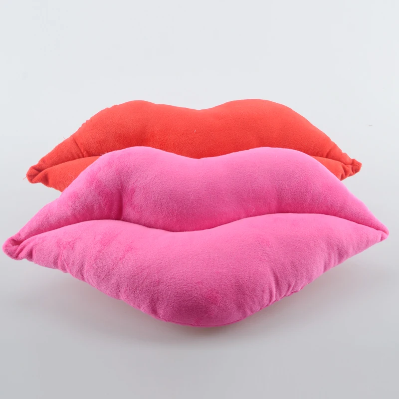 30cm 50cm 60cm Creative Pink Red Lips Plush Cushion Home Decoration Sexy Lip Cushions Sofa Throw Pillows Lovers Valentine Gifts