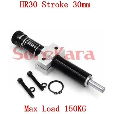 HR30 Adjustable Oil Pressure Buffer Damper SR30 Hydraulic Stable Stroke 30mm Max Load 150KG Pneumatic Element