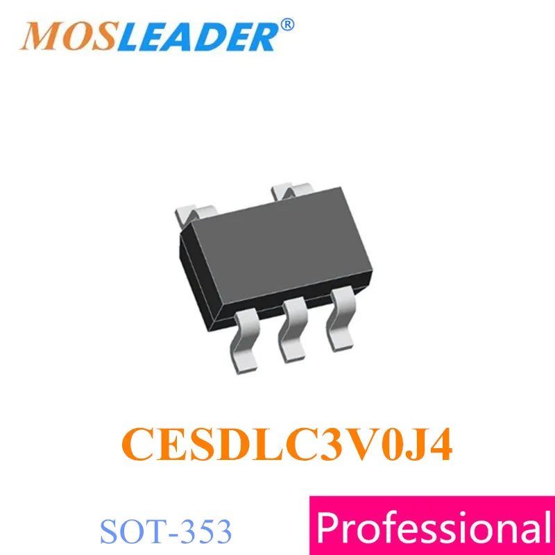 

Mosleader CESDLC3V0J4 SOT353 3000PCS 1 Reel 3V Quad-direction ESD Protection Array High quality