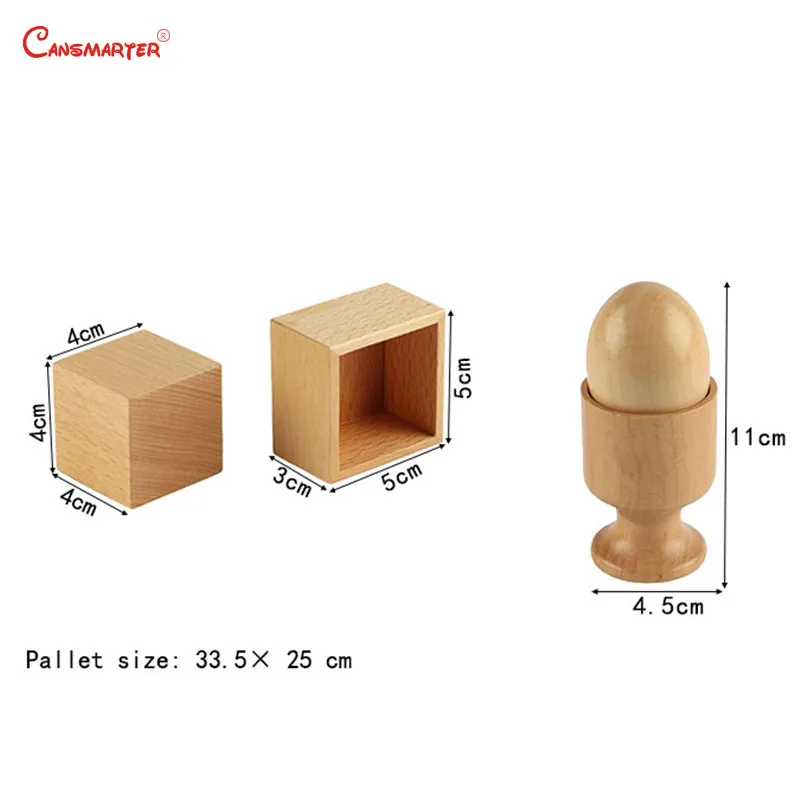 Matériel éducatif en bois Montessori, exercice d'adaptation d'objet pour enfants, jouets d'aide pédagogique, jeu de maths pour enfants