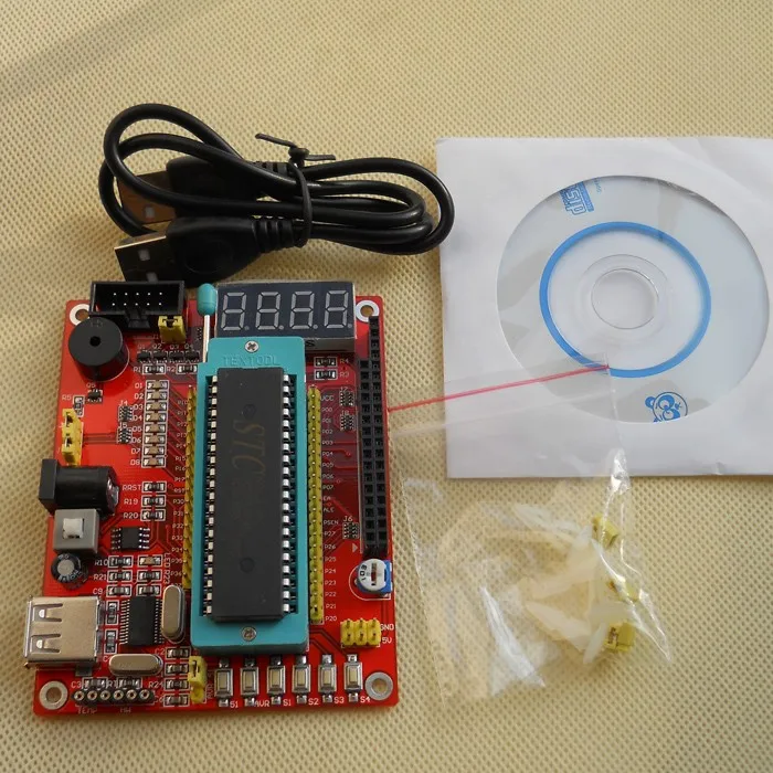 51 / AVR development board, including SCM / USB line, microcontroller minimum system board, including MCU STC89C52RC MSP