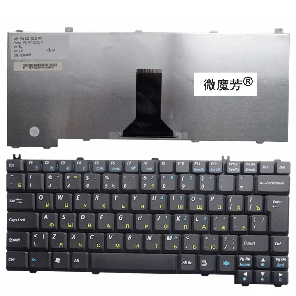 RU For ACER 4050 TM2020 2020 2355 2350 292D E3950 TM2350 3950 2010 TM2010 TM290 290 TM291 TM292 P2000 Keyboard New Black Russian