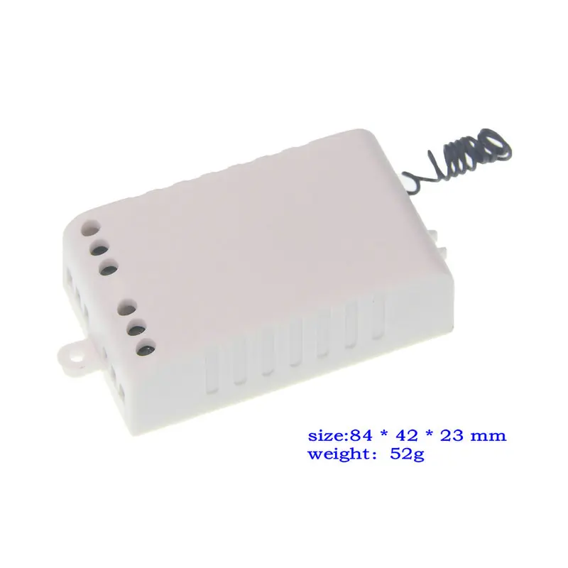 Szerokie napięcie AC 85V-265V 110V 220V 230V 1 kanał 1CH pilot bezprzewodowy RF odbiornik System przełączania LED + nadajnik