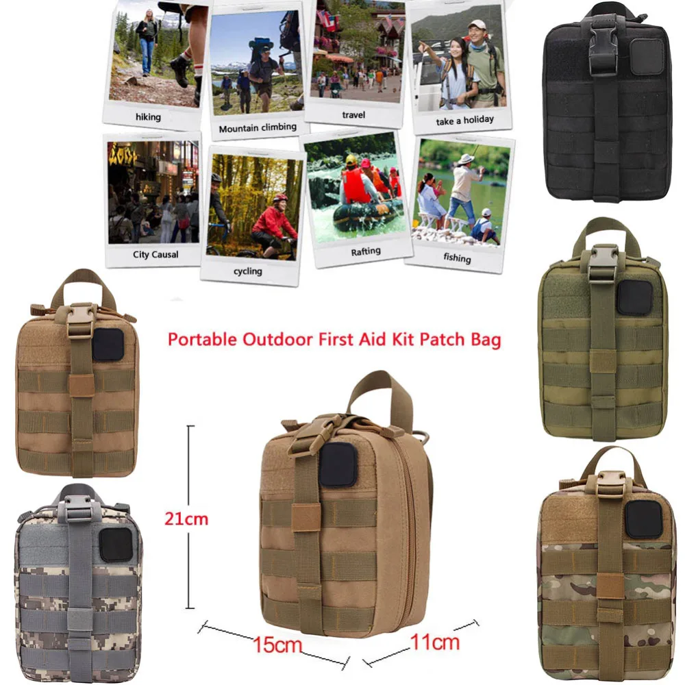 

Новая тактическая Сумка EDC Molle для улицы, Аварийная Аптечка, сумка для путешествий, кемпинга, походов, скалолазания, медицинские наборы, сумки