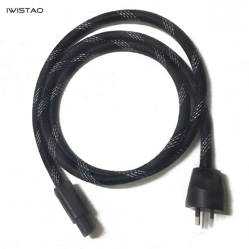 

IWISTAO HIFI Power Cord Martin Kaiser Australia Standard Plug Swiss Shute 4481 IEC Tail Plug Titanex Power Cable