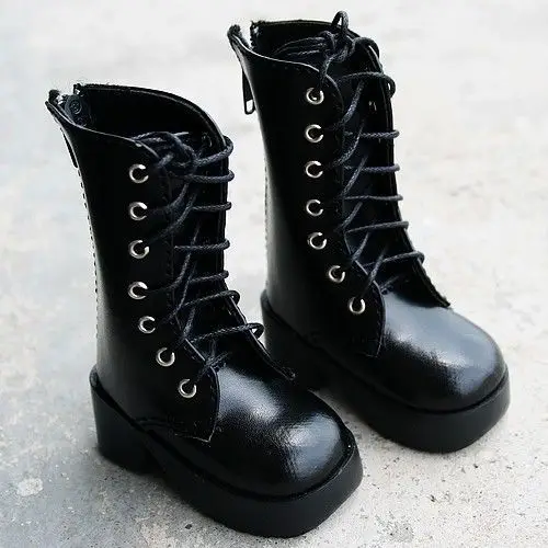 [wamami] 16# Black 1/3 SD BJD Dollfie Leather Boots/Shoes