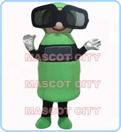 

mascot cinema 3D glasses mascot costume adult size cartoon glasses theme anime cosplay costumes carnival fancy dress kits 2622