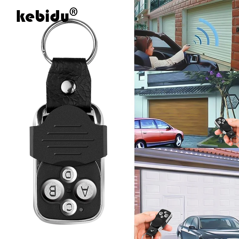 4 Buttons 433Mhz wireless Remote Control Garage Gate Door Opener Transmitter Duplicator Clone Cloning Copy Code Car Key