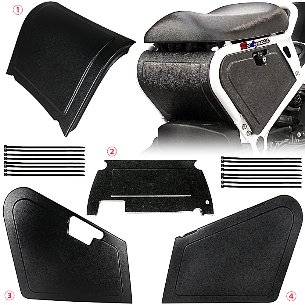 Under Seat Storage Black Body Panels For Honda 1996-2016 17 18 Ruckus / Zoomer NPS50