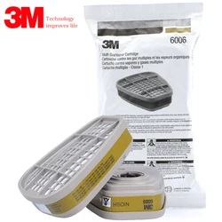 3M 6006 Gas Mask Filter Box Fittings for Organic Gas and Methylamine Spray Paint