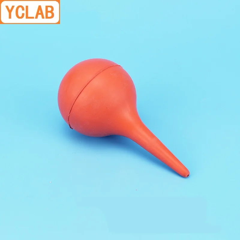 YCLAB Bulb Suction Syringe Red or Blue Aurilave Washing Ear Ball Rubber Nozzle Small Medium Large Extra Large Labware Equipment