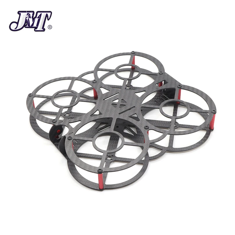 Jmt 135mm/200mm wheelbase fpv quadro kit com anel de proteção mini quadcopter rack fibra carbono cf para diy fpv racing drone
