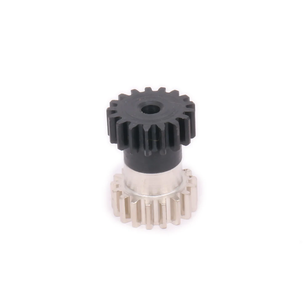 RCAWD Black Iron Silver #45 Steel Motor Gear For Rc Hobby Model Car 1-12 Wltoys 12428 12423 0088 FY03 Machined CNC Hopup Parts