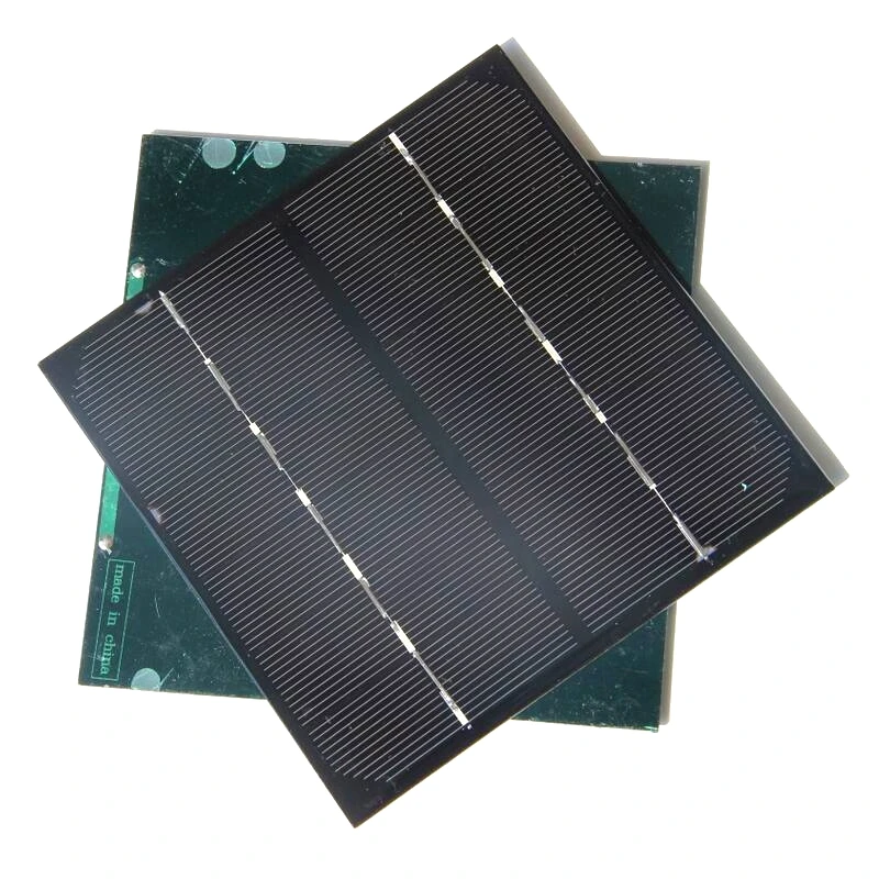 

2.8W 6V Solar Cell Monocrystalline Solar Panel DIY Solar Battery Charger For 3.7V Education kits10pcs/lot Free Shipping