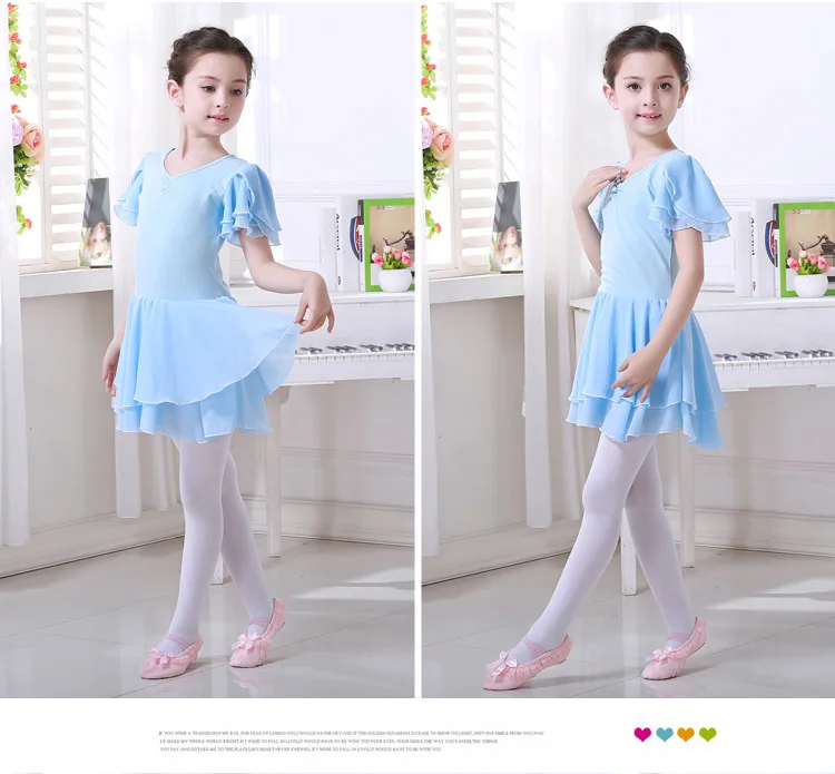 Girl ballet tutu dance costume summer ballet skirt exercise clothes children\'s costumes leotards for girls