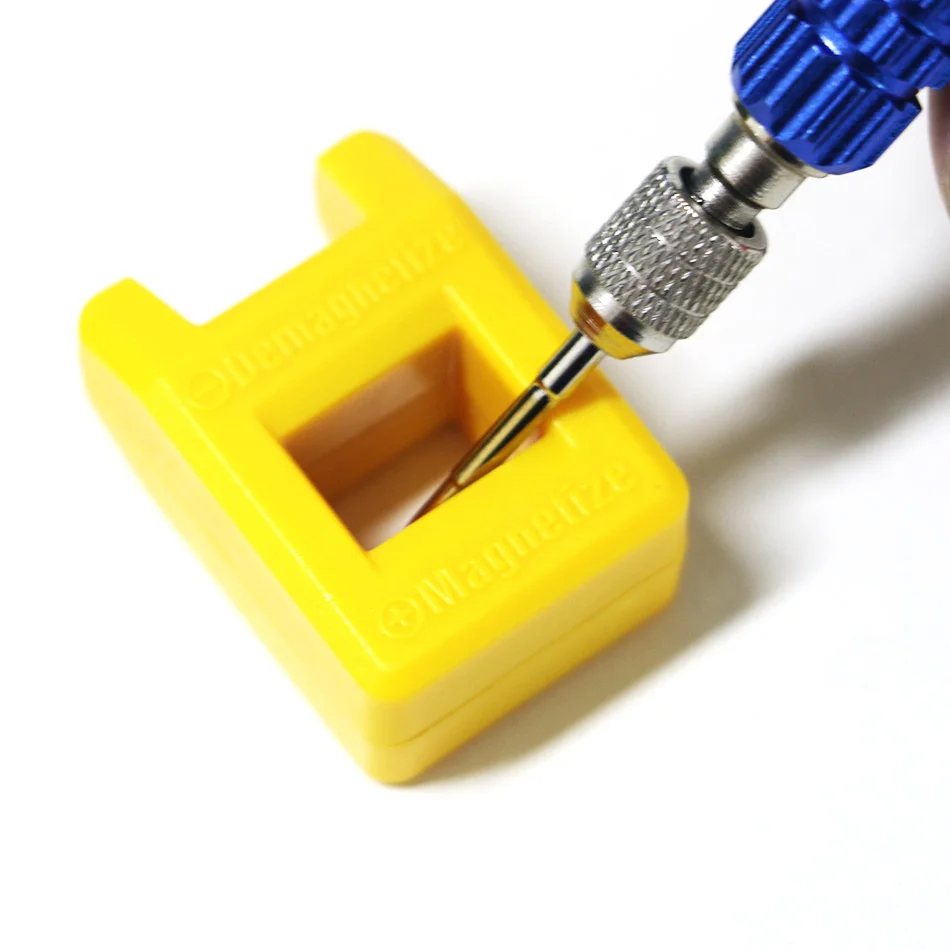 DIYFIX Precision ไขควงไฟฟ้าชุด S2เหล็กสำหรับ iPhone โทรศัพท์มือถือเครื่องมือซ่อม + Magnetizer Demagnetizer