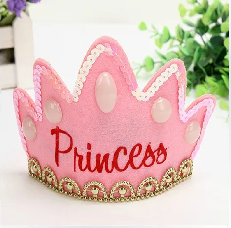 2021 Hot Gags & Bromas prácticas nuevo divertido sombrero de fiesta Shine neumático corona hermosos sombreros rosas bebé adultos niños sombrero de cumpleaños 2021