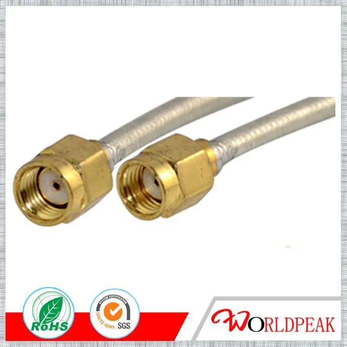 

Free shipping 5Pcs 10cm RG402 flexible cable RP-sma male to RP sma male
