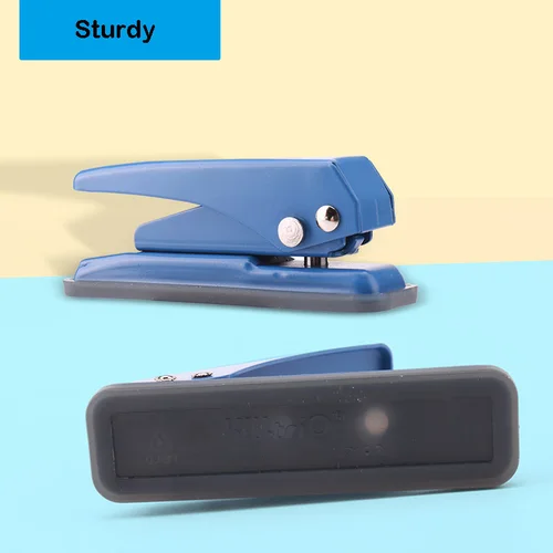 Punzonadora de papel de hojas sueltas, máquina de punzonado y encuadernación, perforadora de recortes, 20 páginas