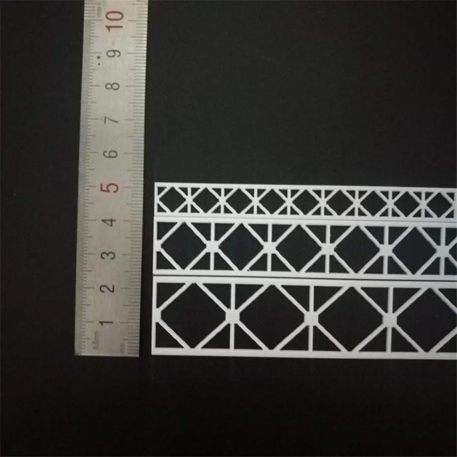 8 teile/los Sand Tabelle Szene Brücke Stahl Strahl Traversen Modell Material Ho Skala Für Zug Layout