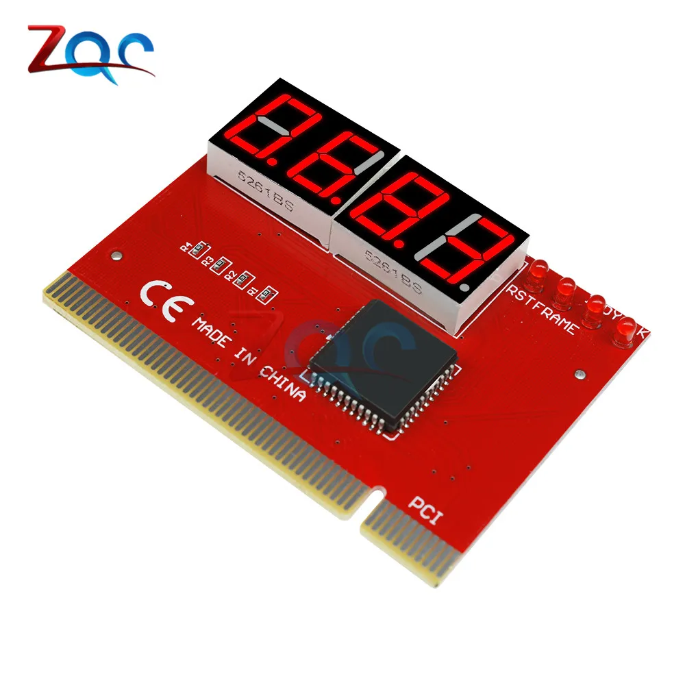 LED 4 Digit Analysis Diagnostic Tester POST Card PCI Computer PC Analyzer Motherboard Tester