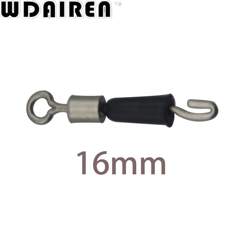 Wdairen 100 Stks/partij Ball Bearing Swivel Solid Ringen Vissen Connector Oceaan Boot Vissen Haken Quick Fast Link Connector WD-217