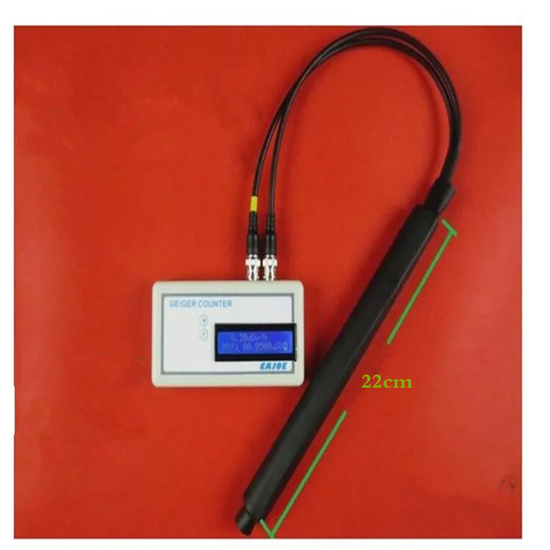 Portable Handle Geiger Counter GMJ3 Assembled Nuclear Radiation Detector With Miller GM Tube Gamma Beta X Ray