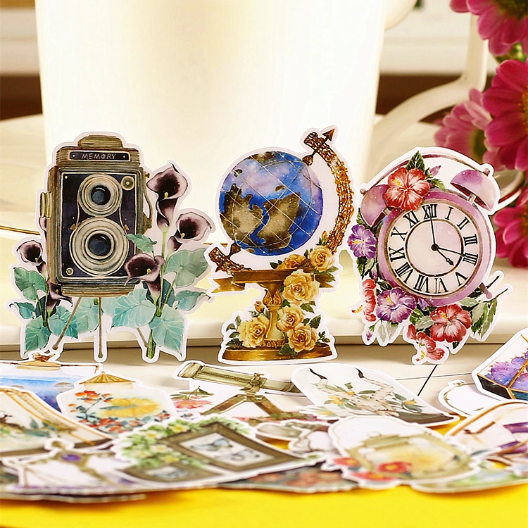 20pcs Creative Cute Self-made Retro Daily Necessities Scrapbooking Stickers /decorative Sticker /DIY Craft Photo Albums