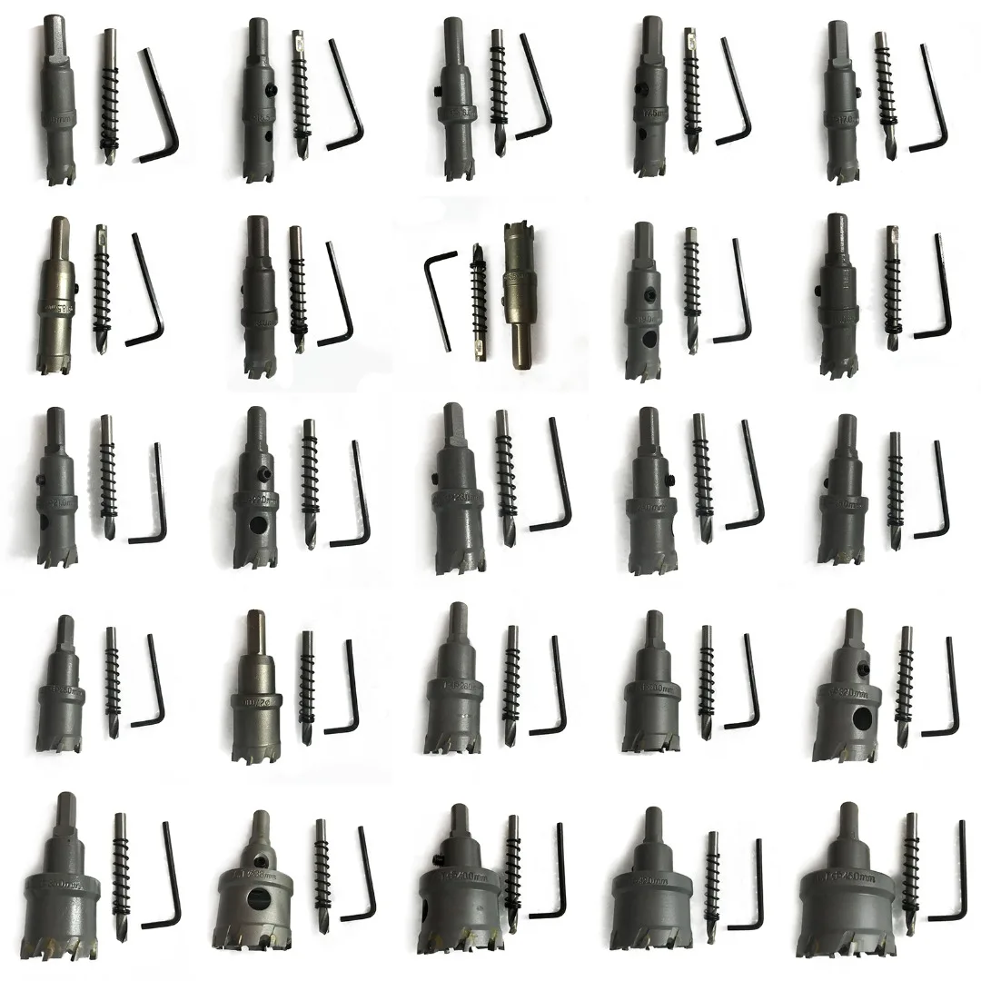 1Pcs 15-45Mm Carbide Tip Tool Rvs Hss Boor Metal Cutter Hole Saw