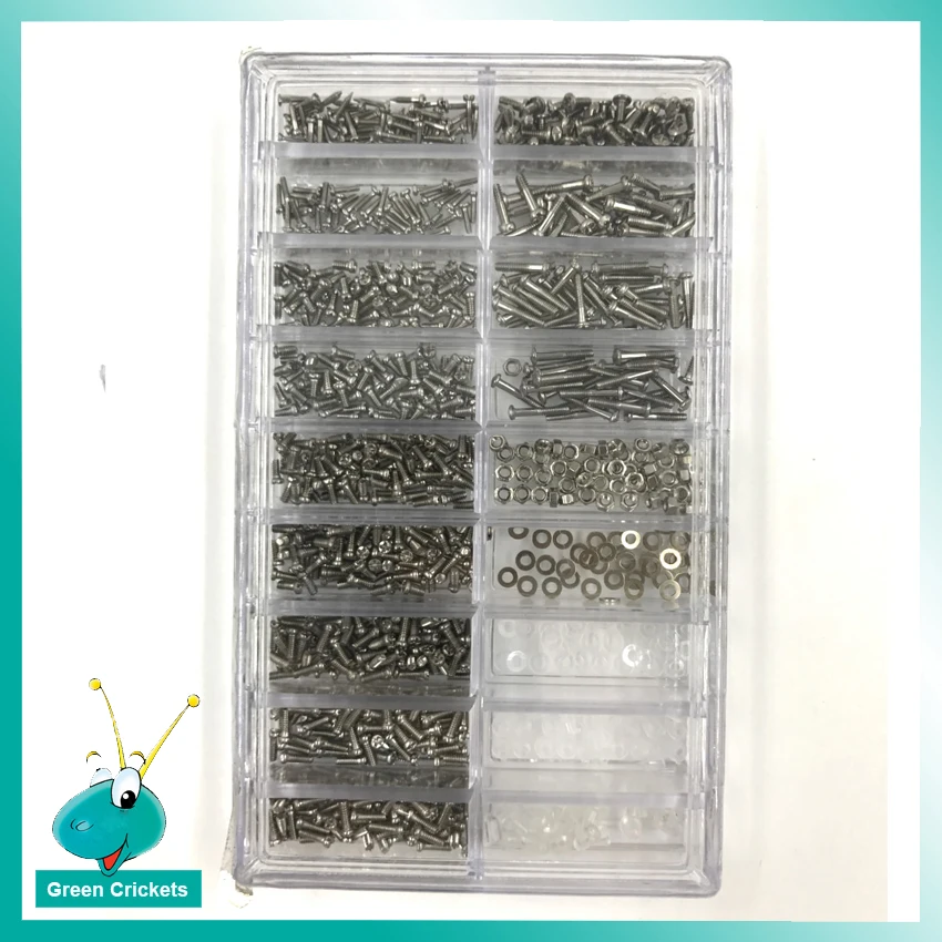 1000pcs/box assort size Tiny Scews for Glass/Watch Repair Replacement parts screw