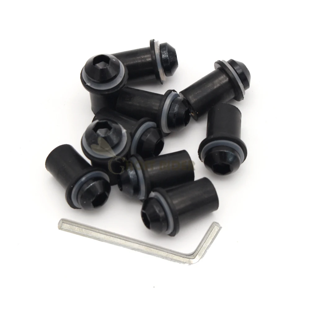 

10Ps мотоциклетные болты для лобового стекла 5 мм, комплект крепежных гаек для BMW S1000R F650GS R1200R LC K1200S F800R GS