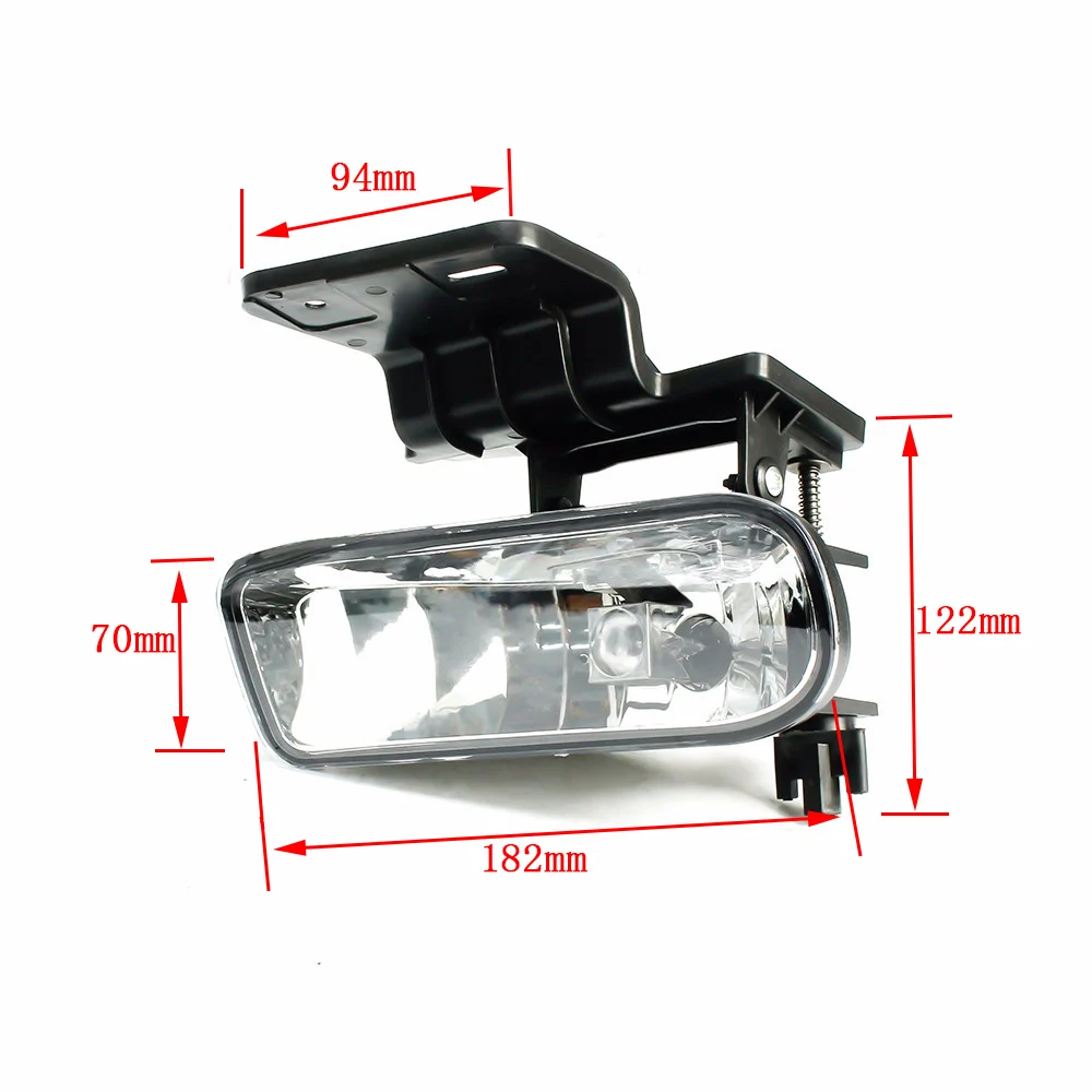 Fog light for Chevrolet CHEVY 99-02 Silverado, 00-06 Suburban/Tahoe Clear Lens Bumper Fog Lights Driving Lamps TT101000-CL