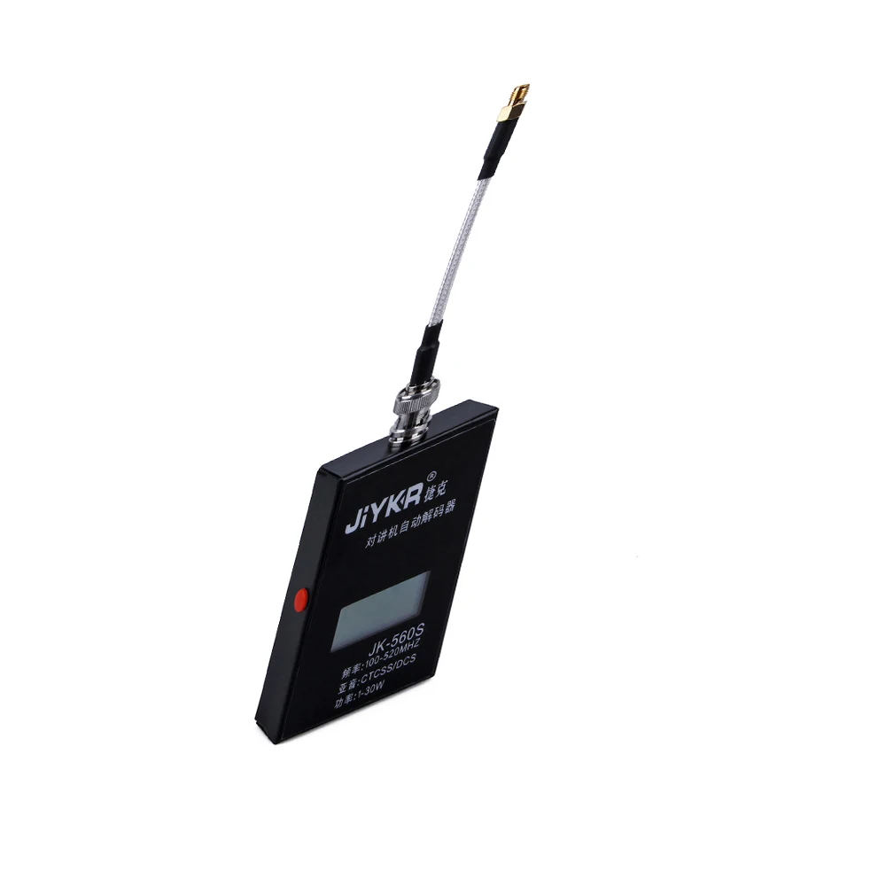 Frequency Counter JK560S For Baofeng Walkie Talkie Decoder 1-30w 100-520mhz CTCSS/DCS SMA-Female Antenna Frequency Counter
