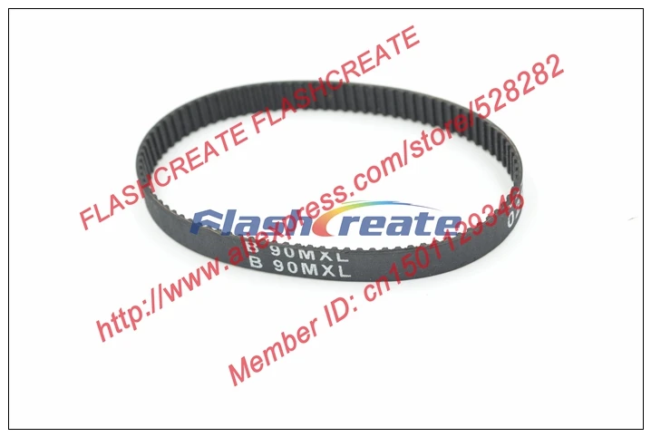 10pcs B90 MXL Timing Belt Teeth 90 Width 6.35mm Length 182.88mm=72