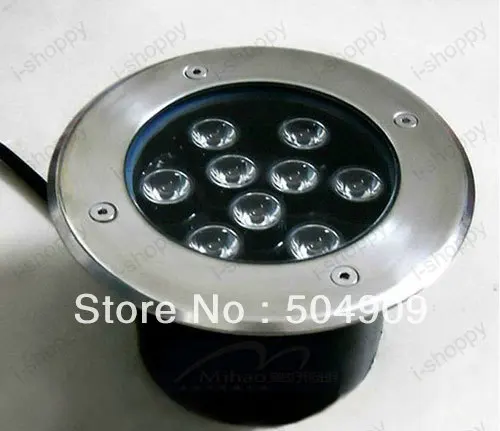 9W High Power LED UnderGround Garden Yard Light Buried Path Roadside Lawn Lane Stage Plaza Square Landscape LAMP Waterproof IP65