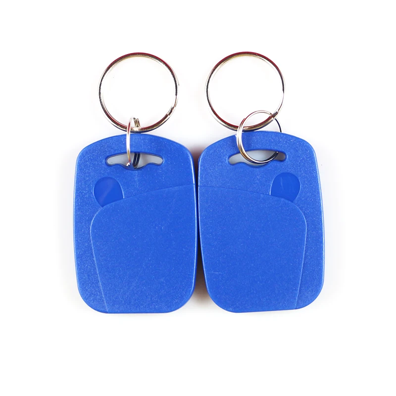 10pcs Double working frequency  UID Rewritable Composite Key Tags Keyfob (125KHZ EM5200 RFID+13.56MHZ UID Changeable