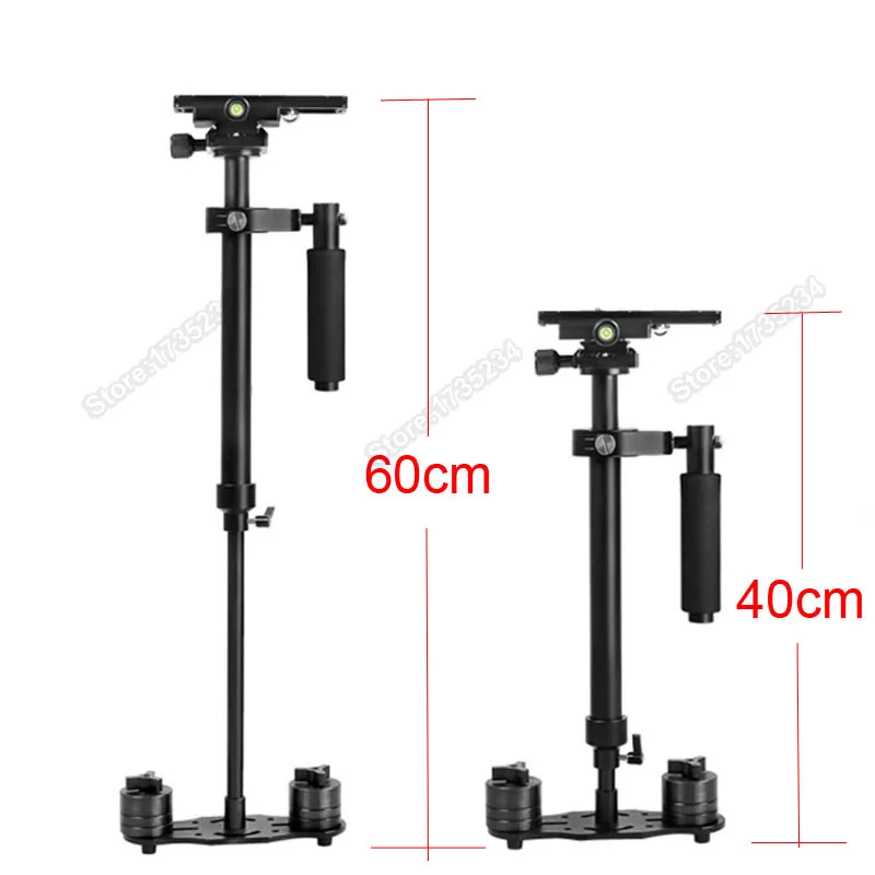 Professional S60 60cm Video Stabilizer Handheld DSLR Camera Steadicam Steady for Camera Video DV DSLR Nikon Canon Sony Panasonic