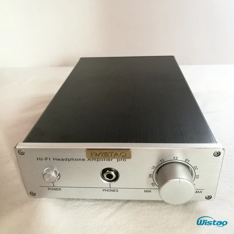 Ultra Class A amplifier 2X80W Stereo Integrated Power Headphone Amp Audio Whole Aluminum Casing Black HIFI