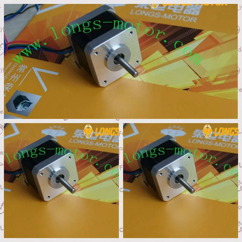 3 piece Nema 17 Stepper Motor 17HM5417 1.7A 4000g.cm 0.9degree 2PHASE CNC Reprap 3D Printer LONGS MOTOR