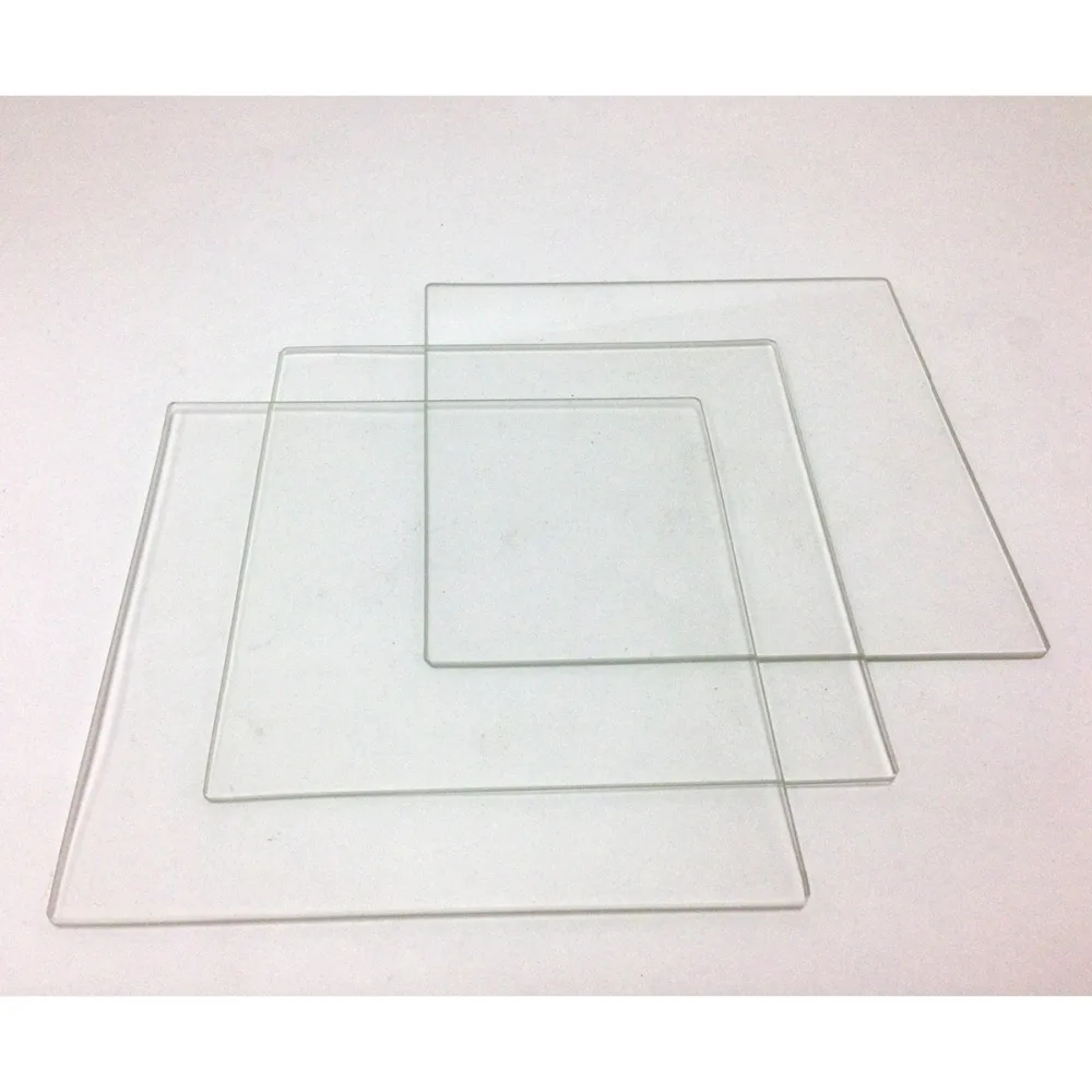 UP taier Afinia BOROSILICATE GLASS PLATFORM for DIY 3D printer 3 pack FOR AFINIA AND UP 3D PRINTERS 5.5x5.5x0.08