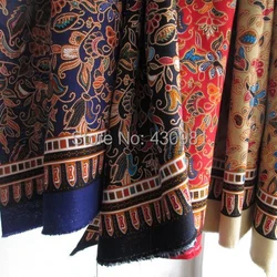 100cm*145cm Islamic sewing fabric ethnic print cotton linen material dress craft tecido