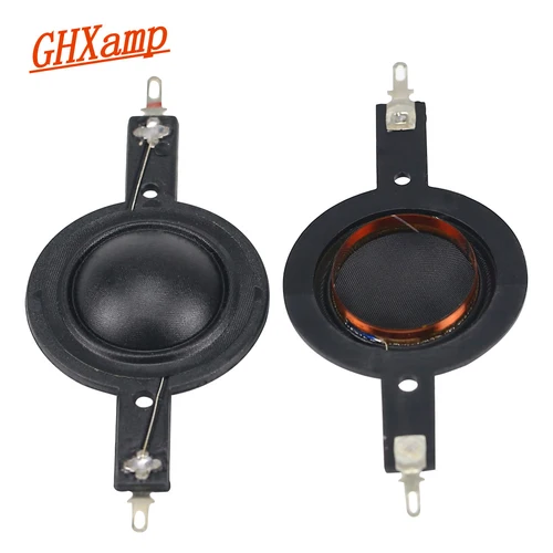 GHXAMP 25,4mm cúpula Tweeter bobina de voz bocina controlador de diafragma 25 núcleos película de seda aguda 6-8OHM DIY