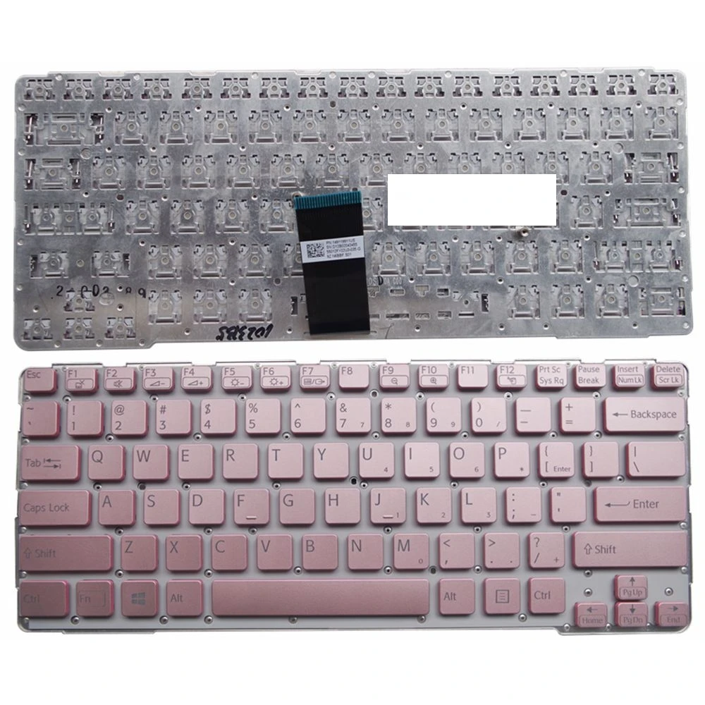 US pink New English Replace laptop keyboard For SONY SVE14 SVE14AA12T SVE14A18EC SVE14A17EC SVE14A16EC